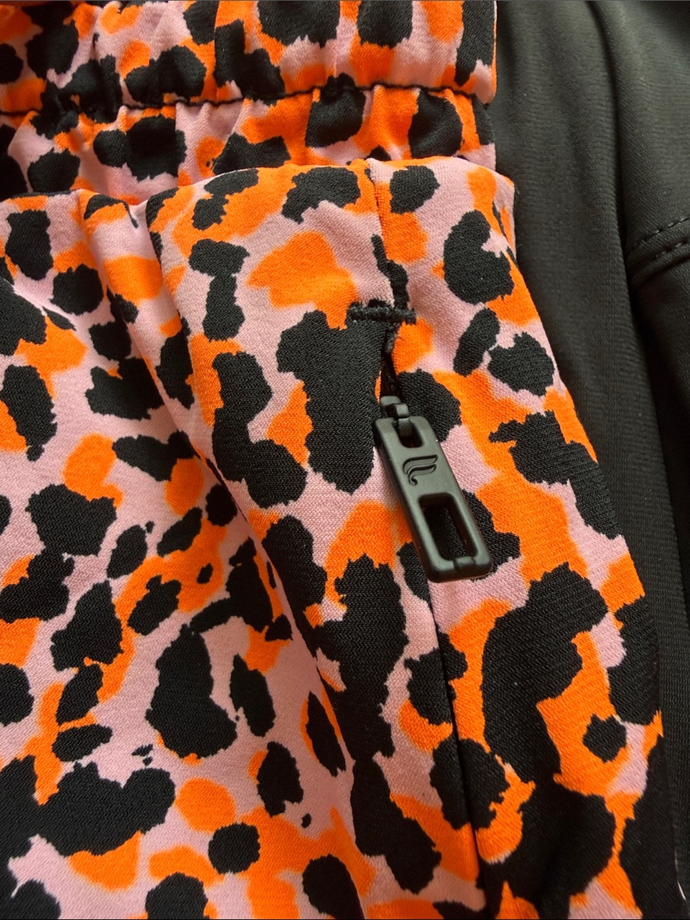 Fabletics Pink Black & Neon Leopard Athletic Shorts Trio - Lot of 3 Pair - Large - Picture 7 of 16